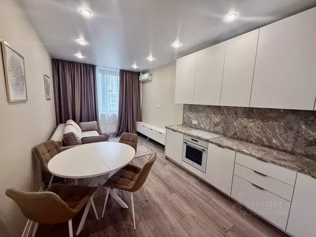 1-к кв. Краснодарский край, Сочи Бытха мкр, ул. Ясногорская, 16/2к1 ... - Фото 1