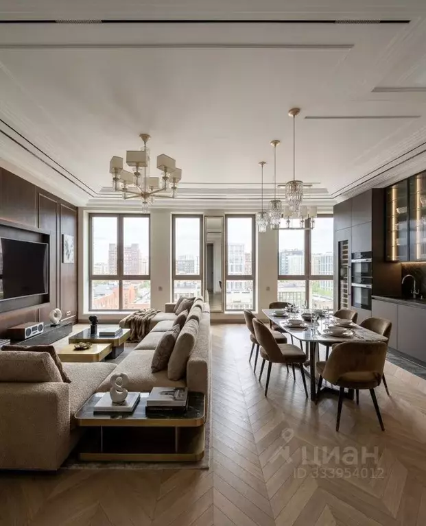 3-к кв. Москва Софийская наб., 34 (80.0 м) - Фото 2