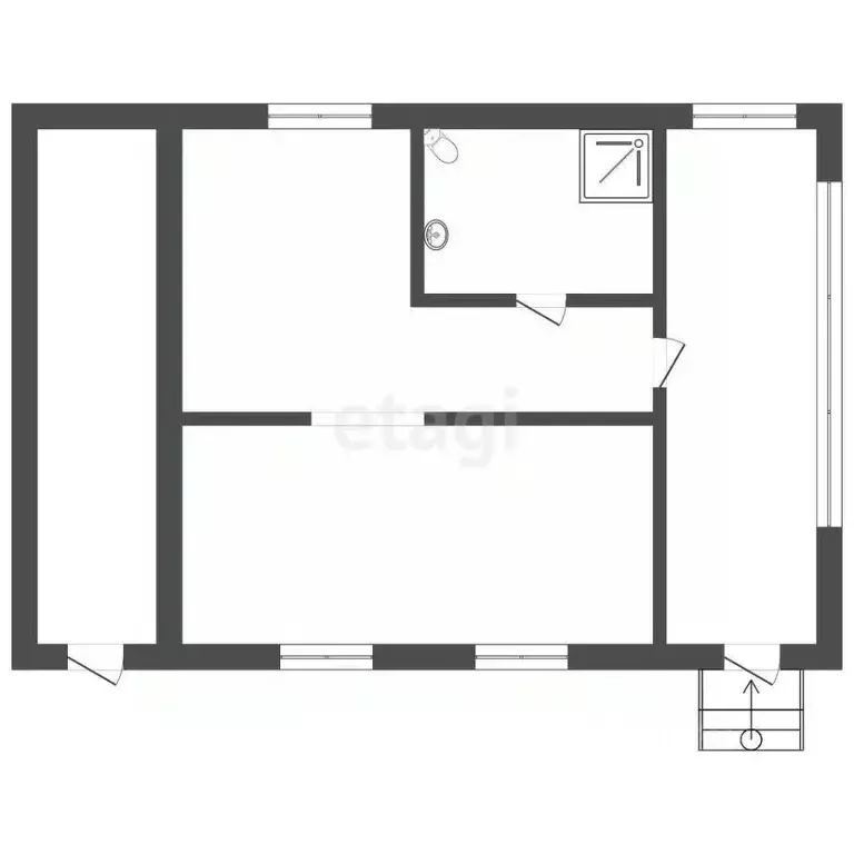 Дом в Смоленская область, Смоленский муниципальный округ, д. Софьино ... - Фото 2