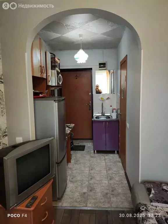 Квартира-студия: Красноярск, микрорайон Зелёная Роща, улица Воронова, ... - Фото 2