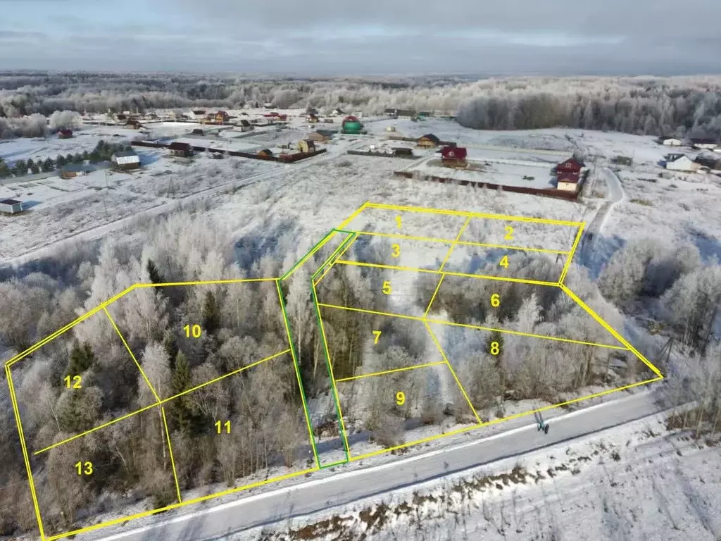 Участок в Вологодская область, д. Мальгино (Подлесный сельсовет)  (8.0 ... - Фото 2