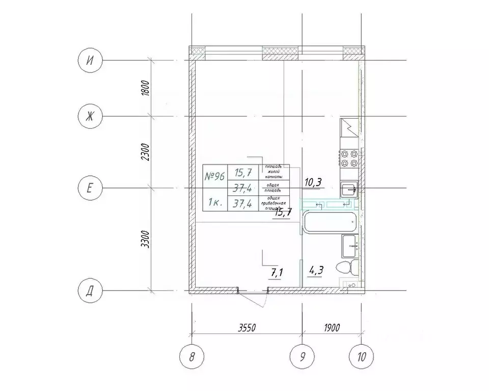 1-к кв. Приморский край, Большой Камень ул. Ленина, 14 (37.4 м) - Фото 1