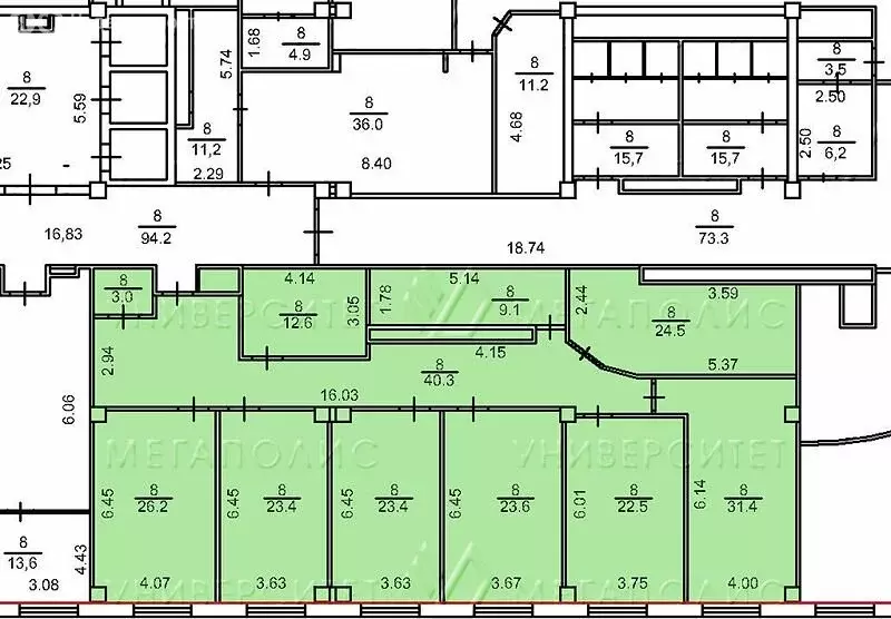 Офис (220 м) - Фото 2