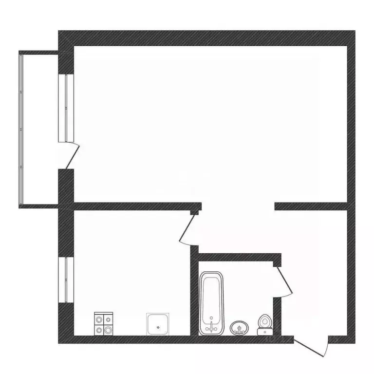 1-к кв. Нижегородская область, Нижний Новгород ул. Красных Зорь, 7 ... - Фото 2
