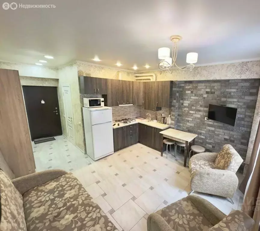 Квартира-студия: Сочи, микрорайон Мамайка, Волжская улица, 32 (25 м) - Фото 0