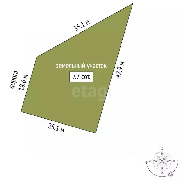 Участок в Севастополь Балаклавский муниципальный округ, Лазурь ТСН,  ... - Фото 1