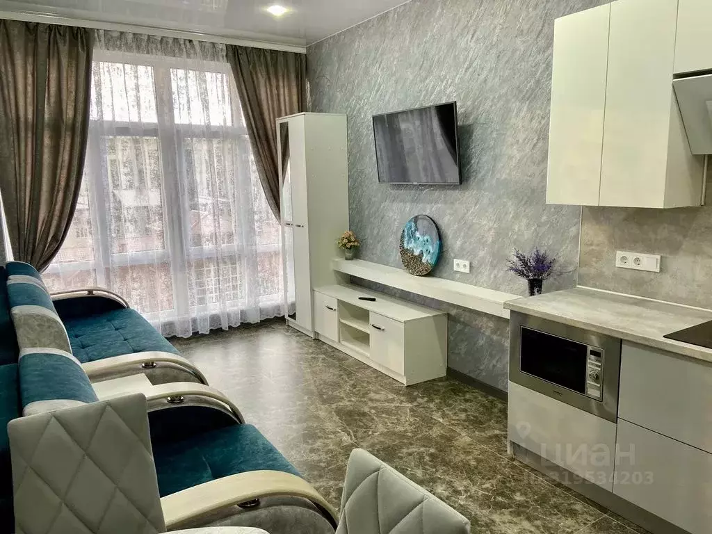 Студия Краснодарский край, Геленджик Крымская ул., 22к23 (25.0 м) - Фото 1