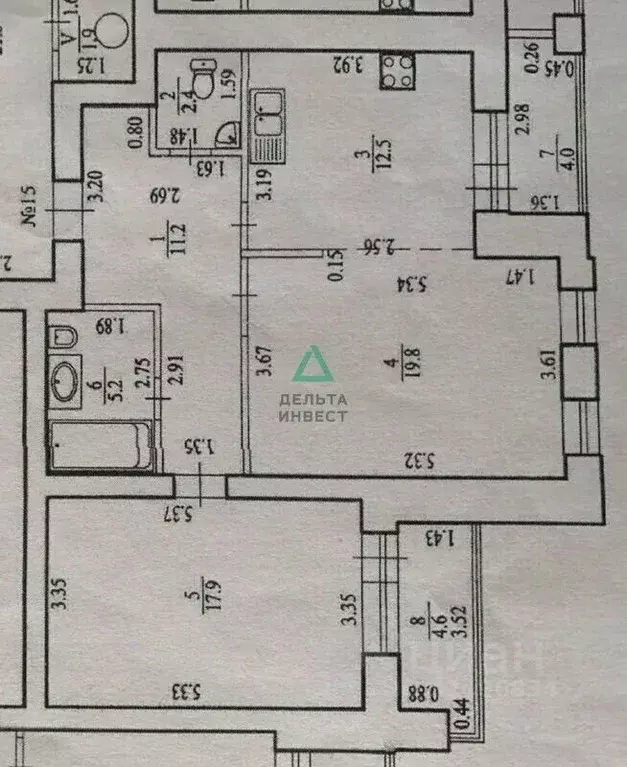 2-к кв. Башкортостан, Уфа бул. Ибрагимова, 32 (69.0 м) - Фото 2