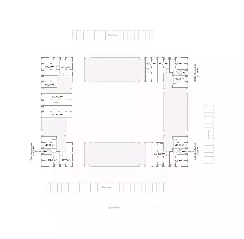 Помещение свободного назначения в Тюменская область, Тюмень ул. ... - Фото 2