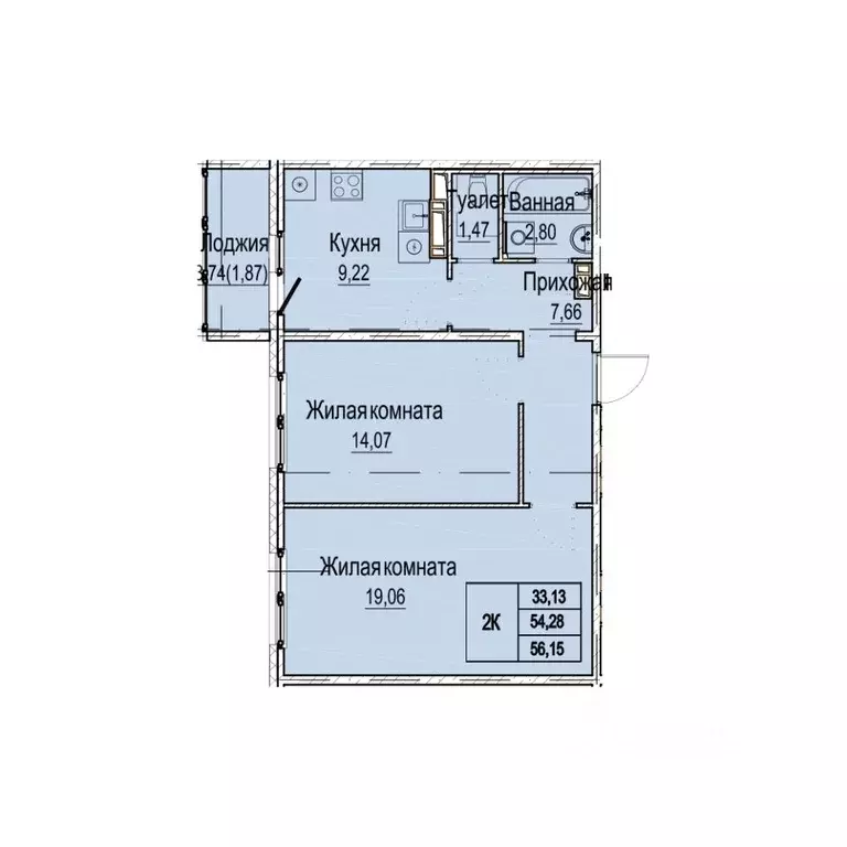 2-к кв. Нижегородская область, Нижний Новгород Лесной Городок мкр, ... - Фото 0