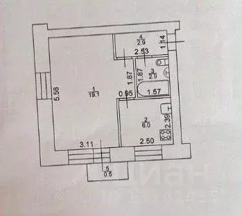 1-к кв. Татарстан, Зеленодольск ул. Карла Маркса, 52 (31.4 м) - Фото 1