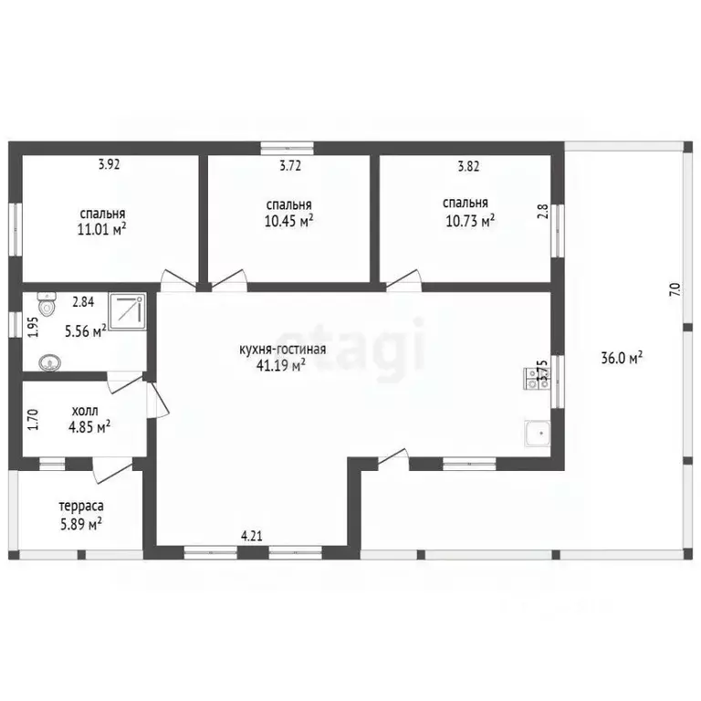 Дом в Вологодская область, д. Жилино ул. 5-я, 36 (125 м) - Фото 1