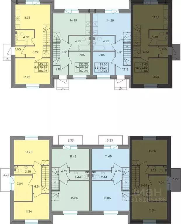 Таунхаус в Ленинградская область, Тосненский район, Федоровское ... - Фото 2
