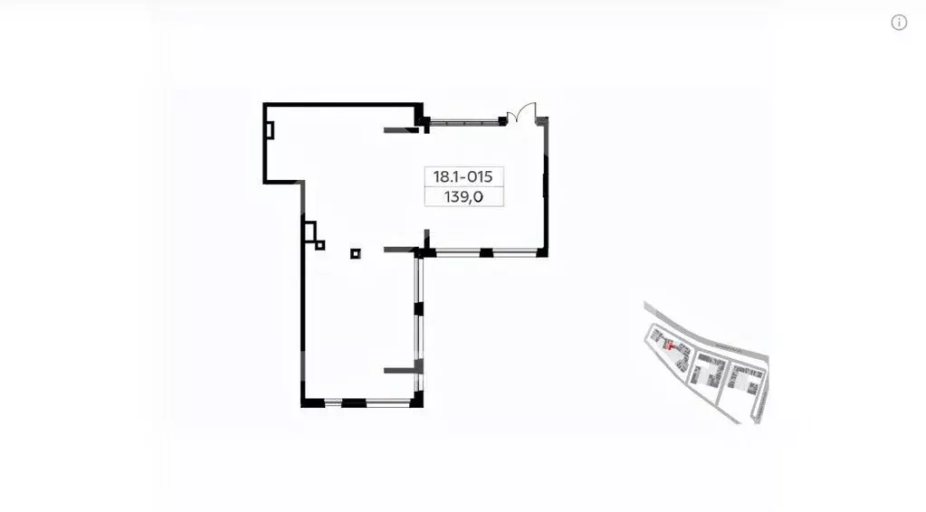 Торговая площадь в Москва Скандинавия жилой комплекс, 18.1.2 (139 м) - Фото 2