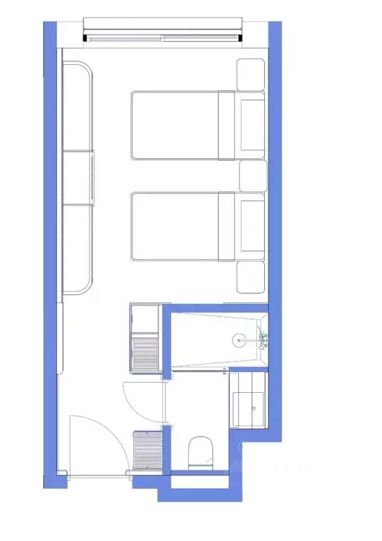 Студия Ставропольский край, Пятигорск ул. Леваневского, 3Д (20.8 м) - Фото 1