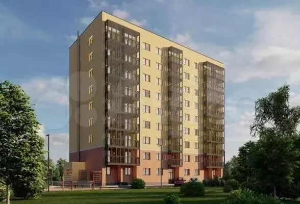 2-к. квартира, 55,8 м, 2/9 эт. - Фото 0