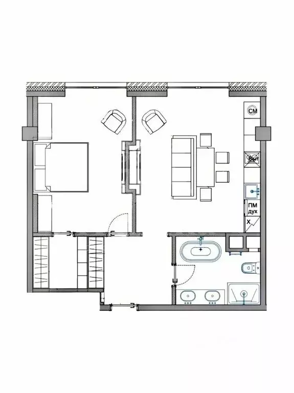 2-комнатная квартира: Москва, Большая Садовая улица, 5к2 (60 м) - Фото 1