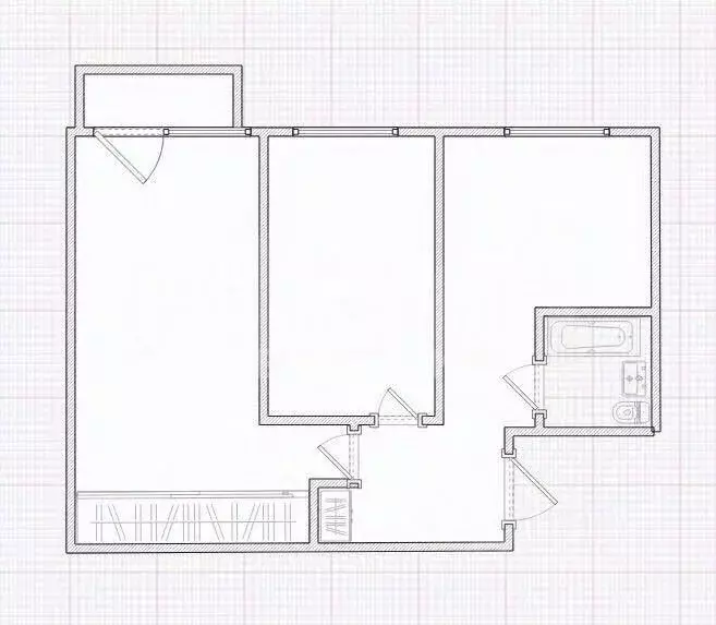 2-к кв. Костромская область, Кострома ул. Голубкова, 17 (42.0 м) - Фото 2