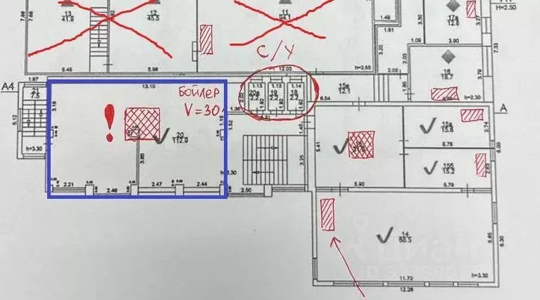 Офис в Краснодарский край, Сочи ул. Старонасыпная, 30/2 (113 м) - Фото 1