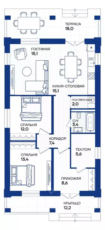 Дом в Московская область, Одинцовский городской округ, д. Волково 70 ... - Фото 0