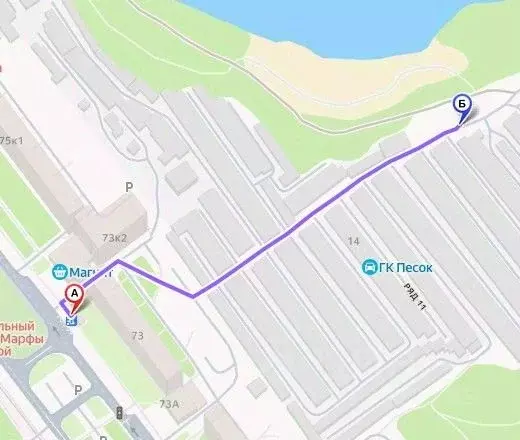 Гараж в Тамбовская область, Тамбов ул. Рылеева, 73 (22 м) - Фото 1