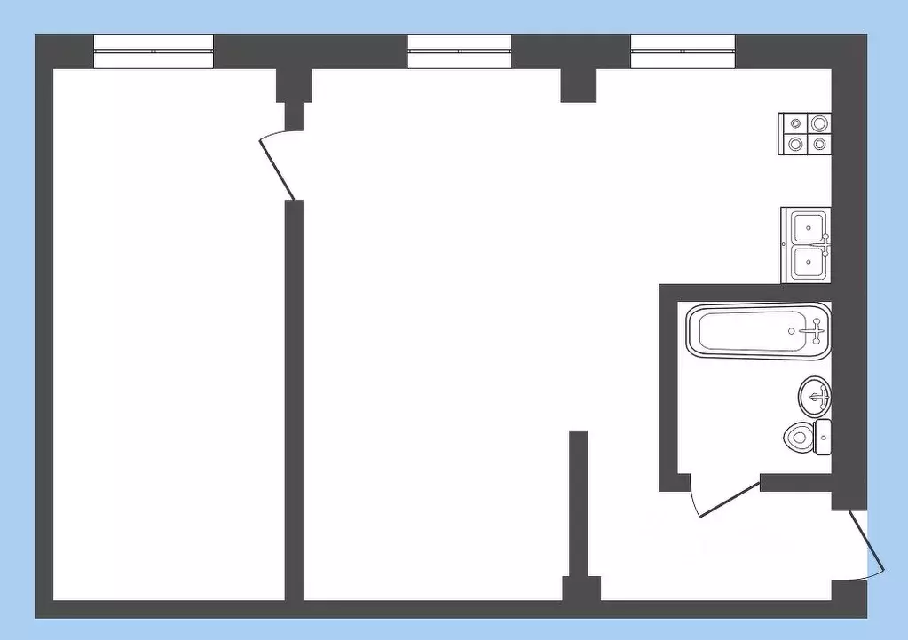 2-к кв. Удмуртия, Ижевск ул. Коммунаров, 218 (42.5 м) - Фото 2