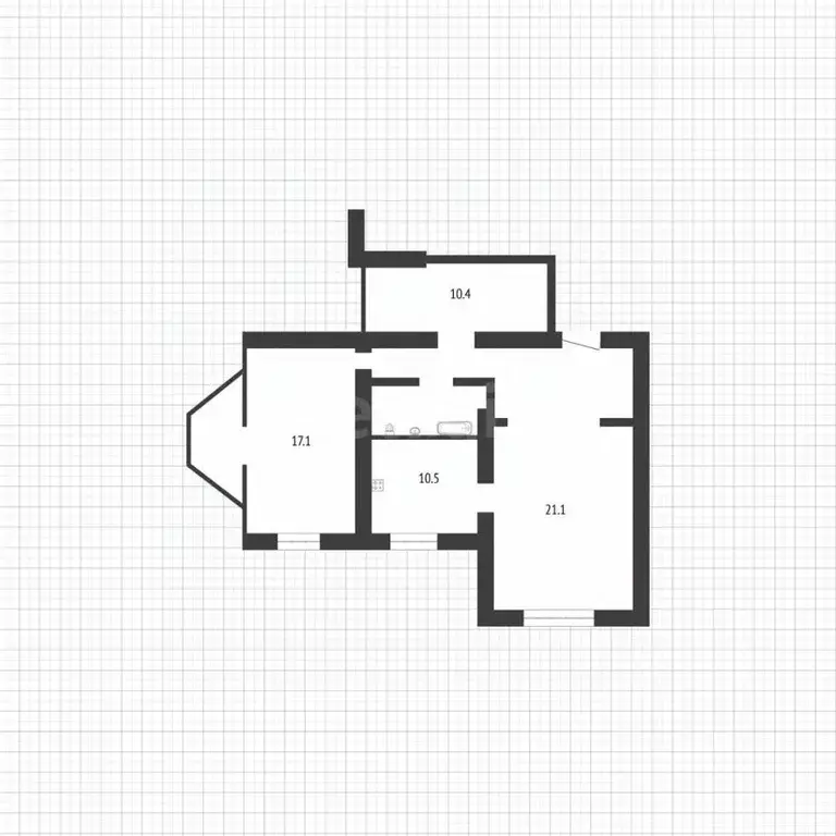 3-к кв. Белгородская область, Белгород ул. Есенина, 32 (79.2 м) - Фото 2