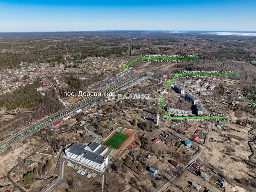 Помещение свободного назначения в Карелия, Прионежский район, пос. ... - Фото 2