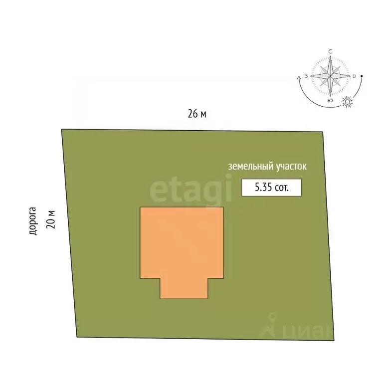 Дом в Ростовская область, Азовский район, с. Пешково ул. Луначарского ... - Фото 1