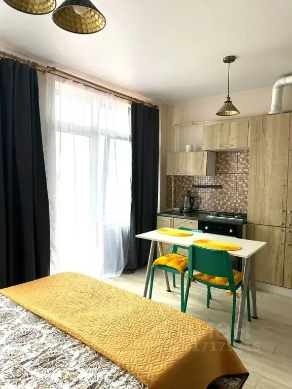 Студия Краснодарский край, Сочи Адлер жилрайон, ул. Лескова, 25 (24.0 ... - Фото 1