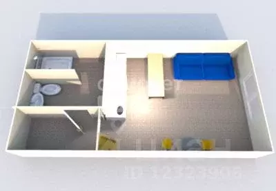 Студия Москва Рижский проезд, 7 (14.8 м) - Фото 2