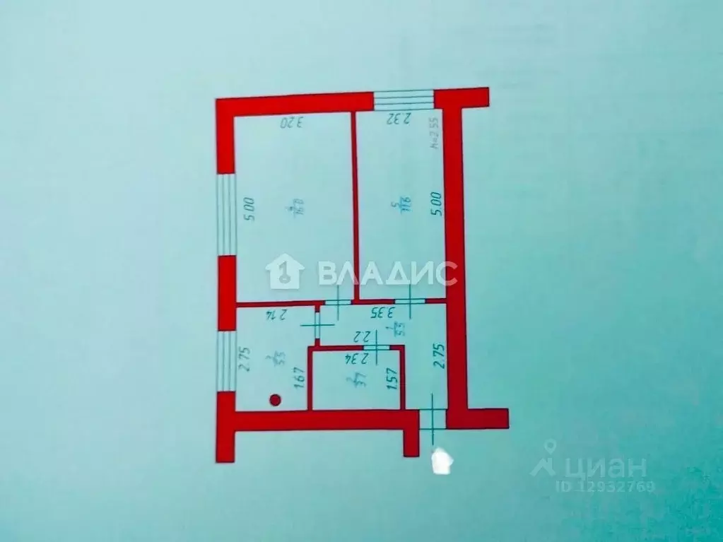 2-к кв. Пензенская область, Бессоновский район, с. Грабово ул. ... - Фото 2