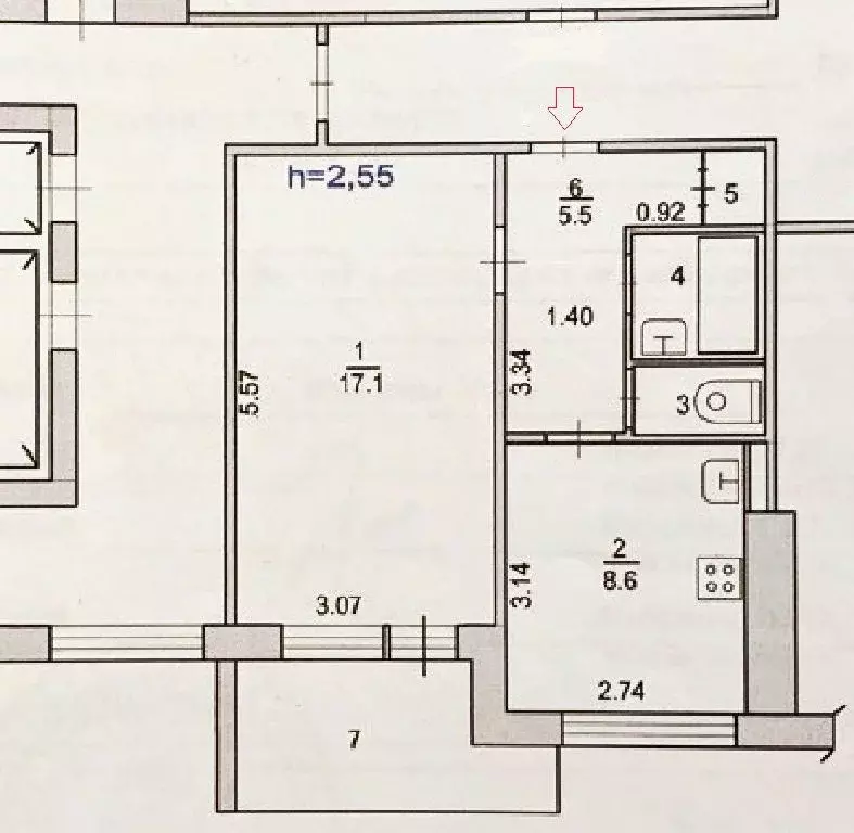 Продается 1-комнатная квартира - Фото 2
