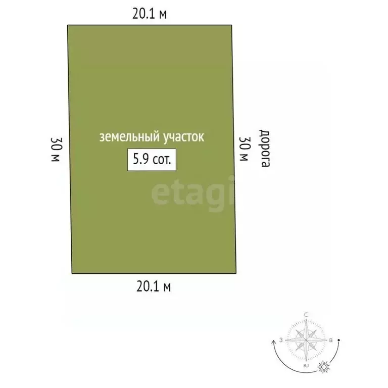 Участок в Ростовская область, Батайск Весна ДНТ, ул. 12-й Проезд (5.8 ... - Фото 2