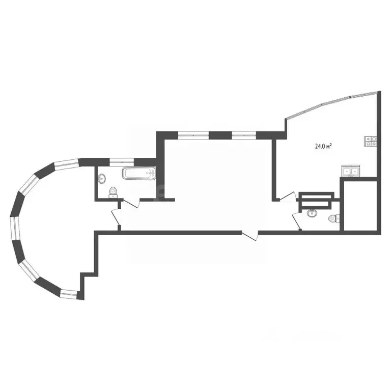 2-к кв. Самарская область, Самара ул. Мичурина, 138 (89.0 м) - Фото 2