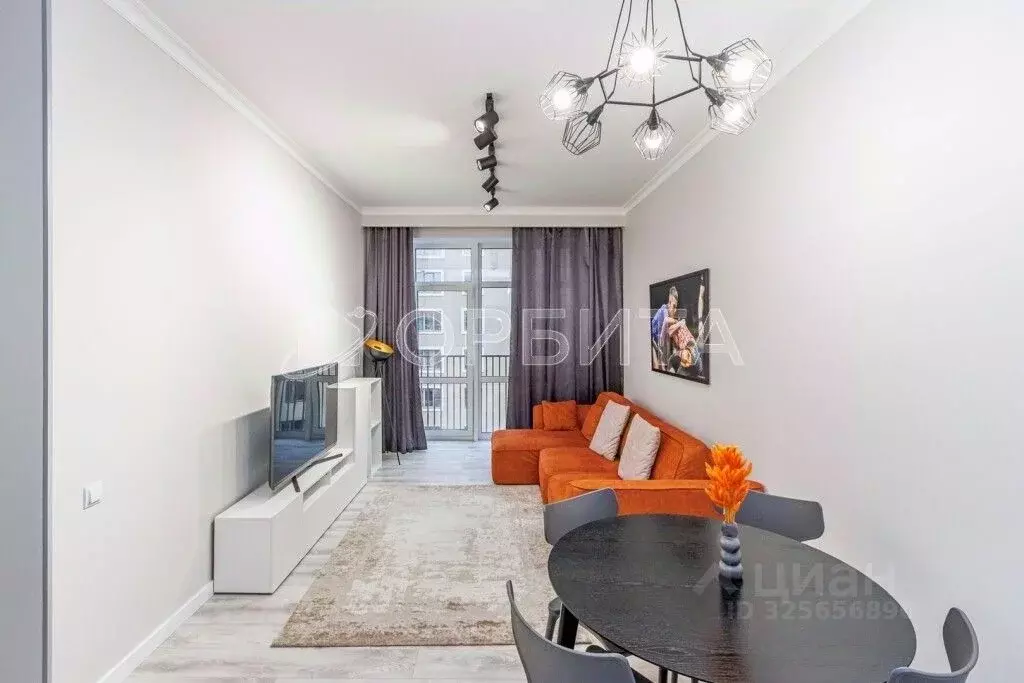 1-к кв. Тюменская область, Тюмень ул. Эльвиры Федоровой, 1 (45.6 м) - Фото 2