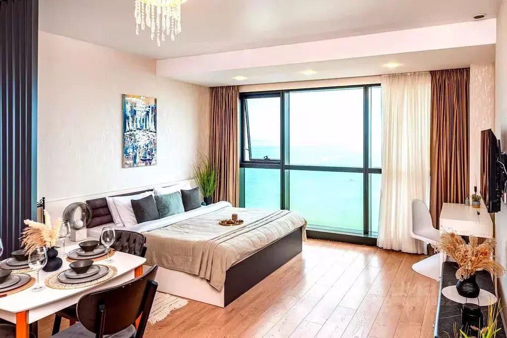 Студия Краснодарский край, Сочи ул. Просвещения, 84 (30.0 м) - Фото 1
