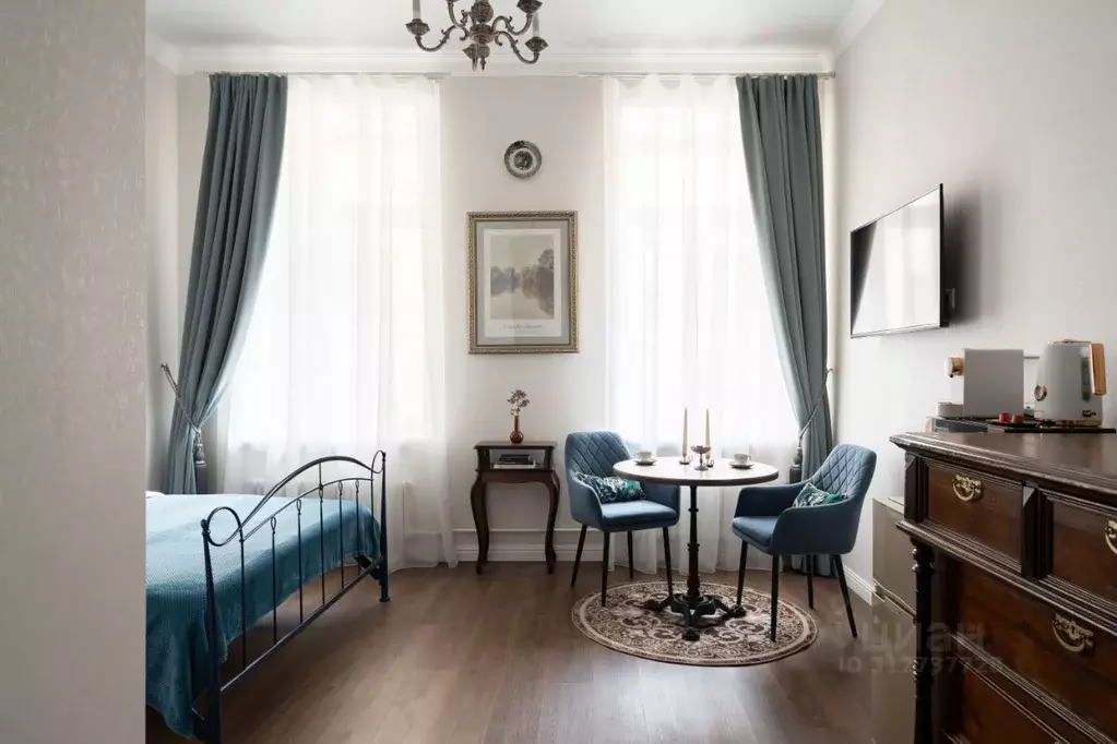 Студия Санкт-Петербург Дворцовая наб., 28 (25.0 м) - Фото 1