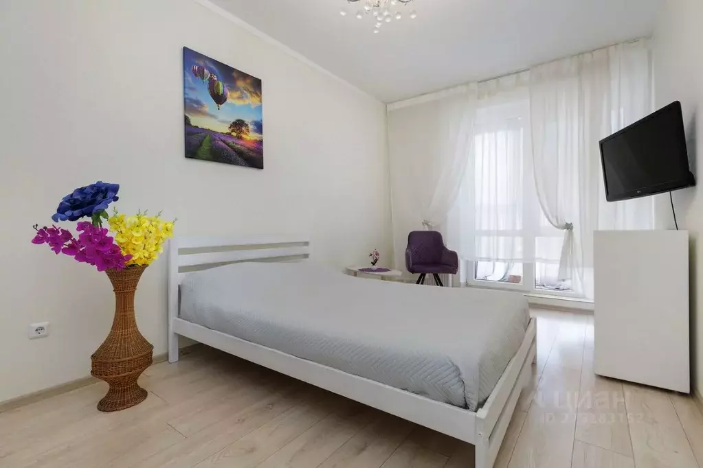 1-к кв. Калининградская область, Калининград Бассейная ул., 7 (43.0 м) - Фото 1