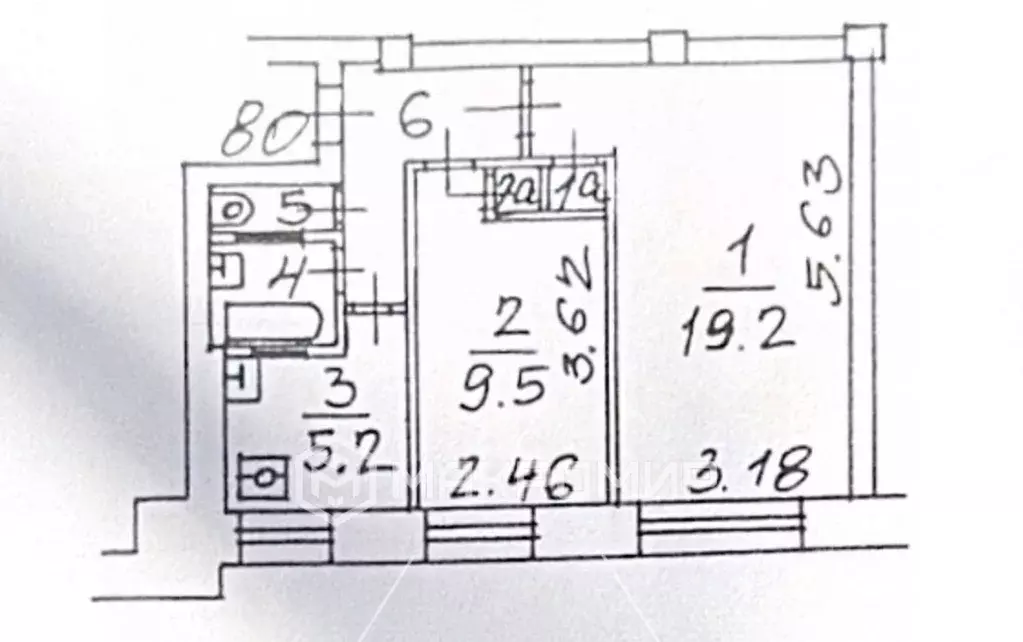 2-к кв. Москва Измайловский бул., 32/23К1 (42.4 м) - Фото 2