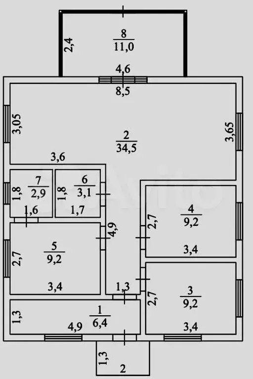 Дом 85,5 м на участке 7 сот. - Фото 0