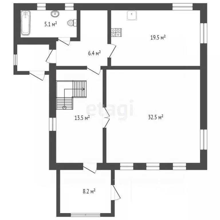 Дом в Брянская область, Брянский район, Супоневское с/пос, д. ... - Фото 2