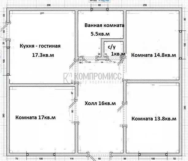 Дом в Краснодарский край, Динской район, Пластуновское с/пос, ... - Фото 2