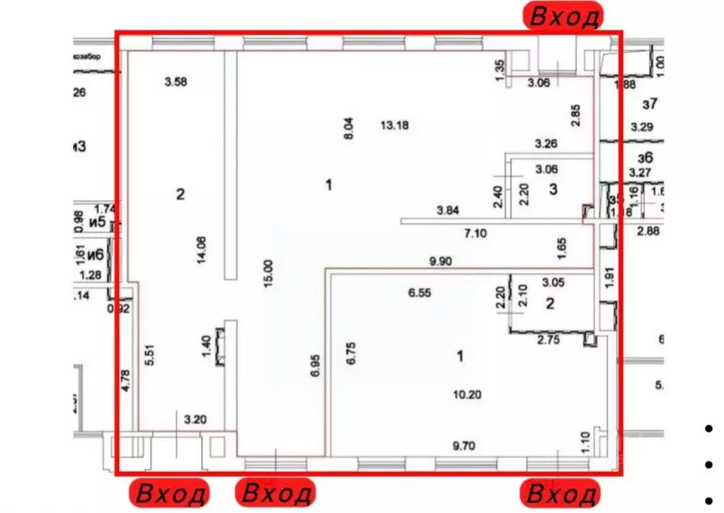 Помещение свободного назначения в Москва Багратионовский проезд, 5Ак1 ... - Фото 2