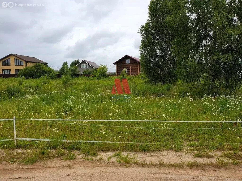 Участок в Ярославский муниципальный округ, деревня Алешково (14 м) - Фото 0