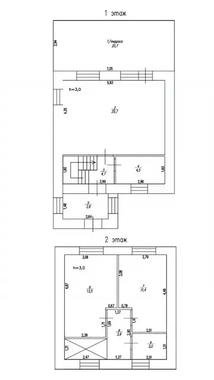 Коттедж в Пермский край, Пермский муниципальный округ, пос. Протасы ... - Фото 2