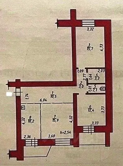 3-к кв. Хабаровский край, Хабаровск ул. Карла Маркса, 154 (72.0 м) - Фото 1