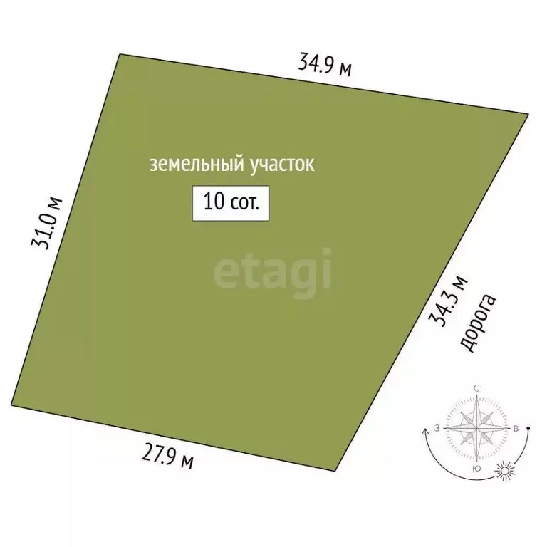 Участок в Тюменская область, Тюменский муниципальный округ, ... - Фото 2