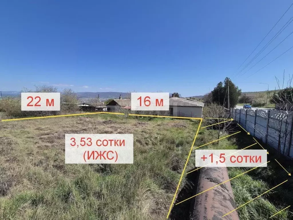 Участок в Севастополь ул. Новикова, 72 (3.53 сот.) - Фото 0