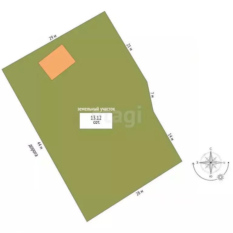 Дом в Кемеровская область, Юрга Коммунистическая ул., 122 (35 м) - Фото 1